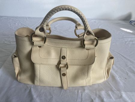 Celine Handtasche Vintage Elfenbein Top Zustand! Boogie Bag