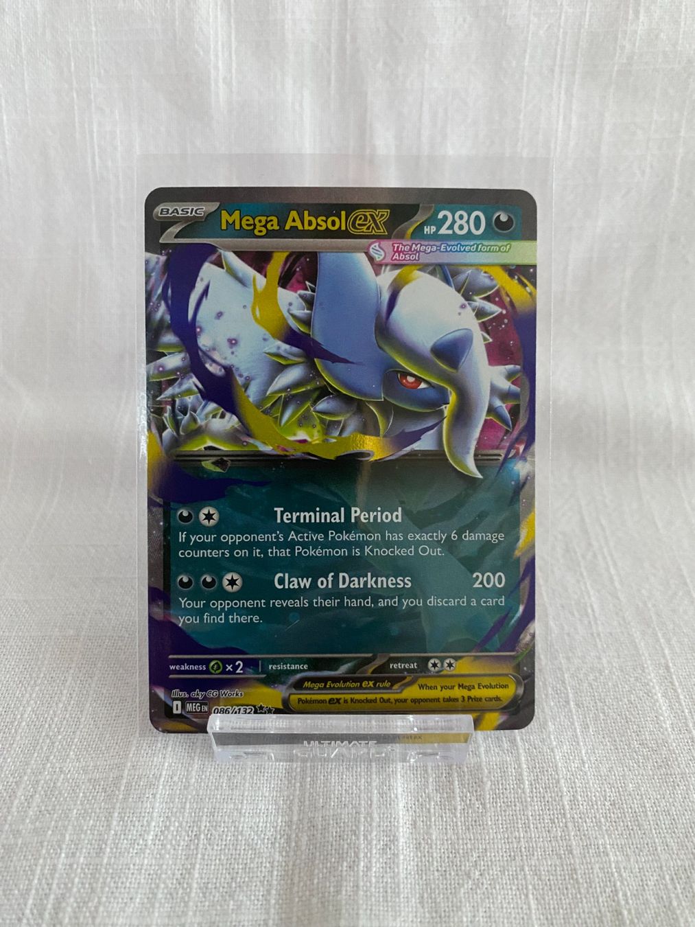 Pokémon Sammelbilder & Trading cards: Pokemon / Mega Evolution MEG / Mega Absol ex #086 🇬🇧 – Neu (gemäss Beschreibung) aus Rottenschwil von Sigma_Freud