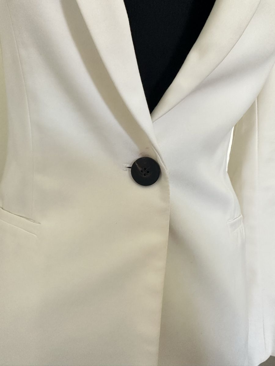Zara Giacche: Zara Basic Women's Blazer, Cream, Elegant Style! – Usato da Murgenthal venduto da mar_q2yf 5
