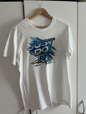 NEU Nike T-Shirt Just Do It weiss bedruckt Grösse L