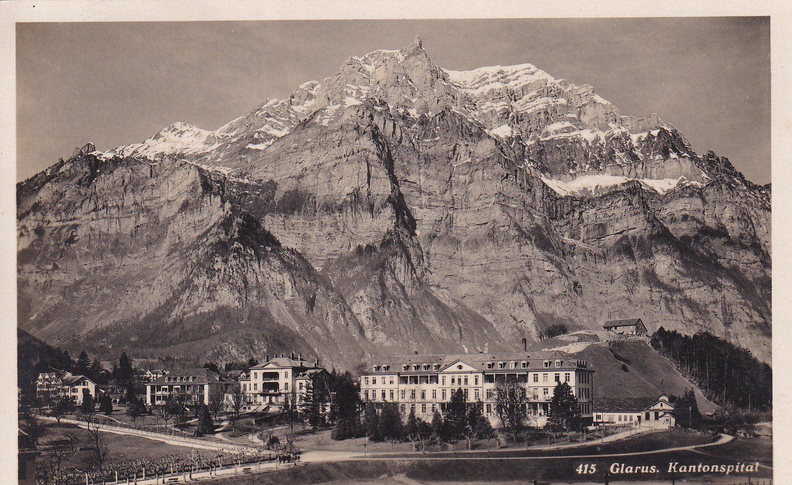 Cartoline postali: Glarus Kantonspital N°415  1929 – Usato da Cormoret venduto da Pascalll2001
