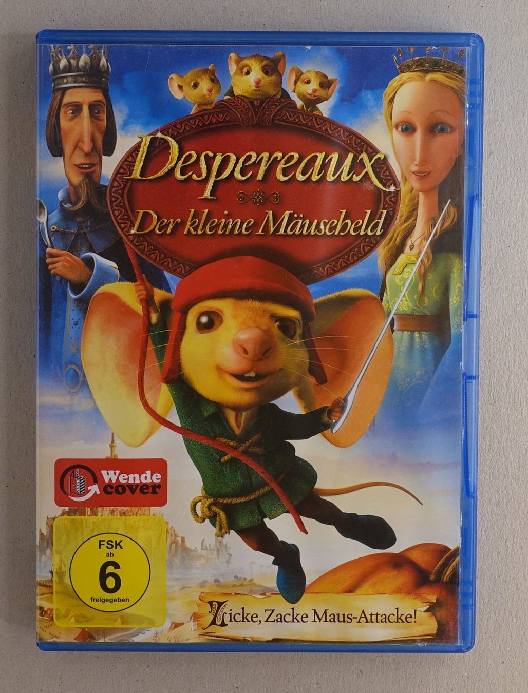 Tous les DVDs: Despereaux - Der kleine Mäuseheld – D'occasion à Sessa par fraenklishop