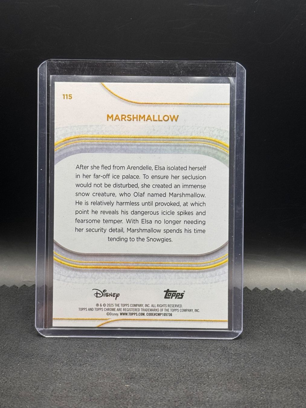 Topps Carte collezionabili: 2025 Topps Disney Chrome Marshmallow #115 Base – Nuovo (secondo la descrizione) da Giswil venduto da diggadino 1