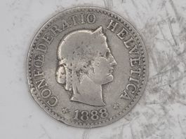 5 rappen 1888