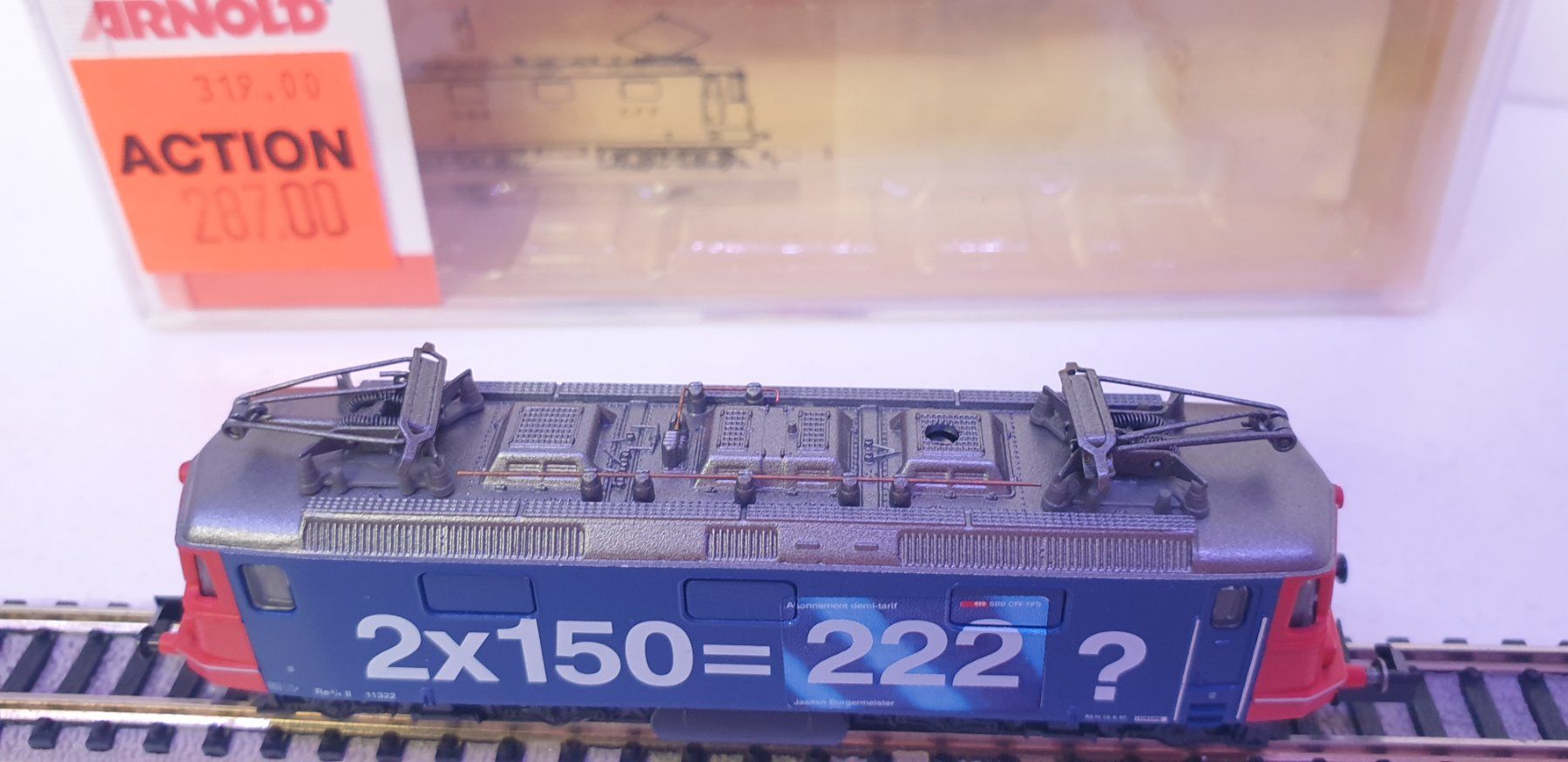 Arnold Modelleisenbahnen: Arnold SBB Re4/4 Spur N 2396 – Neu (gemäss Beschreibung) aus Neuenhof von ludovicco 4