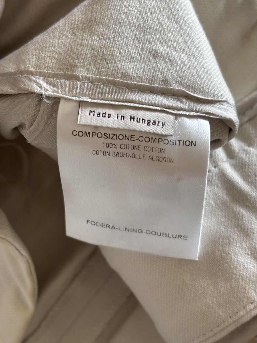 Stella McCartney Pantaloni: stella mccartney wide leg hose helles beige – Usato da Winkel venduto da Zimtguetzli 4