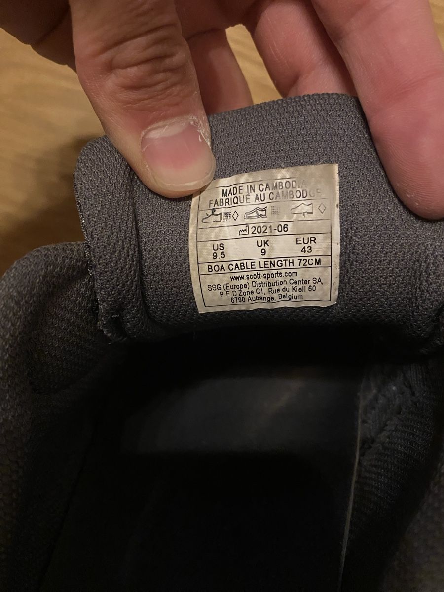 Scott Scarpe da uomo: Scott Crus-r boa taille 43 – Usato da Morgins venduto da san_mqr9 5