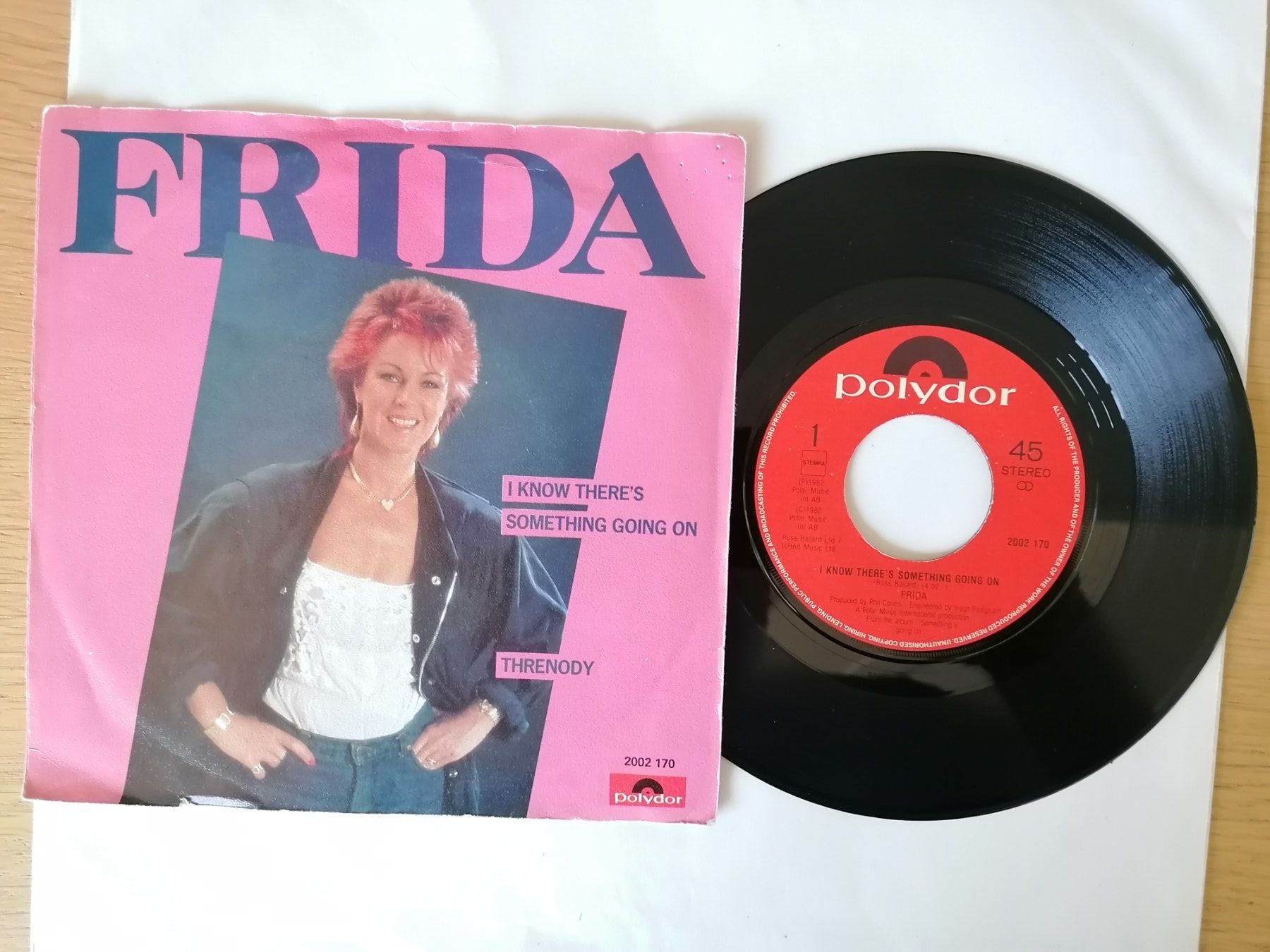 Dischi in vinile: Frida - I Know There's Something Going On Single Schallpl... – Usato da Beinwil am See venduto da Funkthesizer