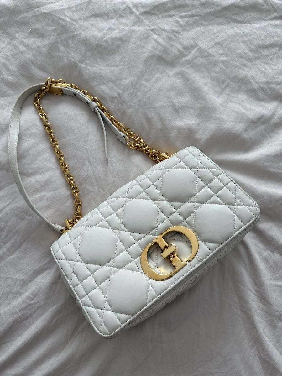 Dior Borse da donna: Dior grosse Caro mit gestepptem Macrocannage Kalbsleder – Nuovo (secondo la descrizione) da Bronschhofen venduto da van_vkq5