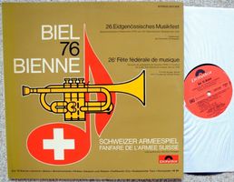 Schweizer Armeespiel – Biel 76 Bienne - LP GEWASCHEN TOP