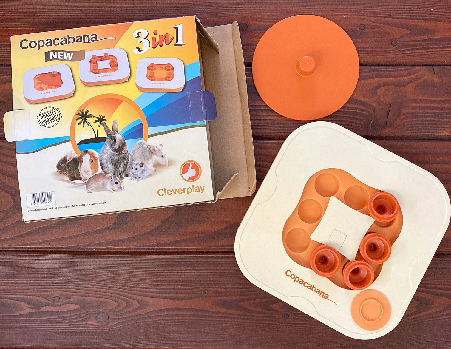 Giochi: Jeu pour rongeurs Copacabana 3in1 – Usato da Vionnaz venduto da nadinus73 2