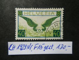 CH 1929 Nr. F15 gestempelt