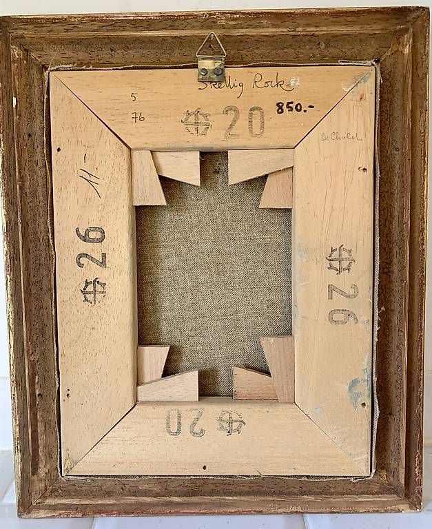 Gemälde: Yoki huile sur toile – Gebraucht aus Montreux von Barber_Swiss_Vintage 3