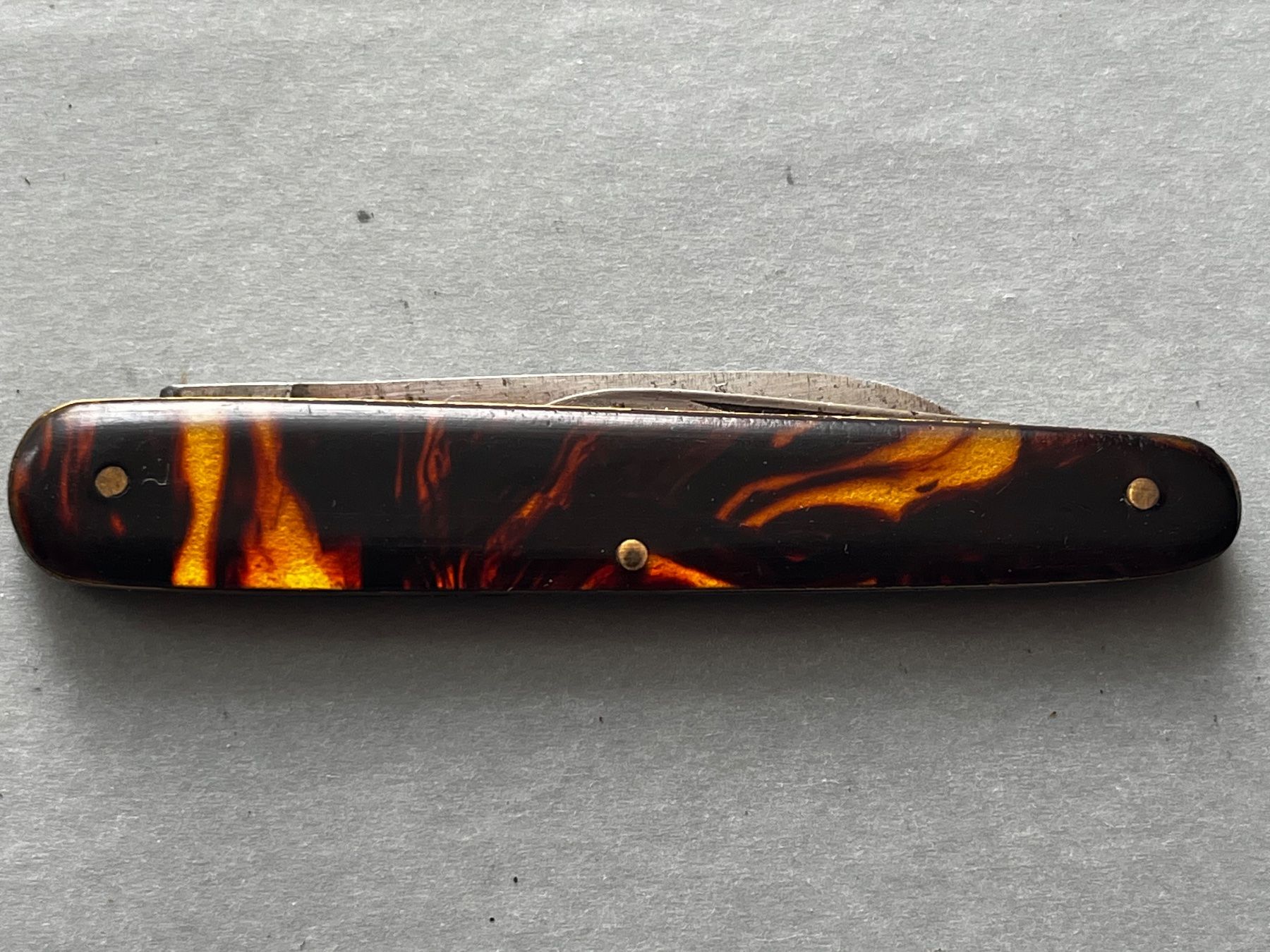 Taschenmesser: Altes Sackmesser Solingen 85 mm Schildpatt – Gebraucht aus Zürich von FV.vintage 5