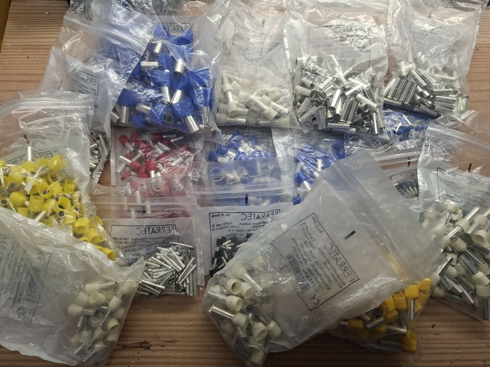 Elektronikbauteile: Diverse Aderendhülsen Ferratec  – Neu und originalverpackt aus Neunkirch von ElektMat