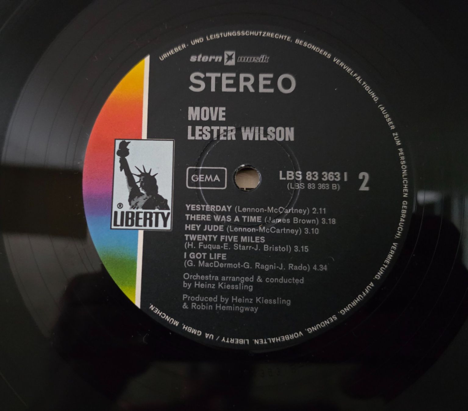 Dischi in vinile: Lester Wilson LP – Move – Usato da Root venduto da atelier22 2