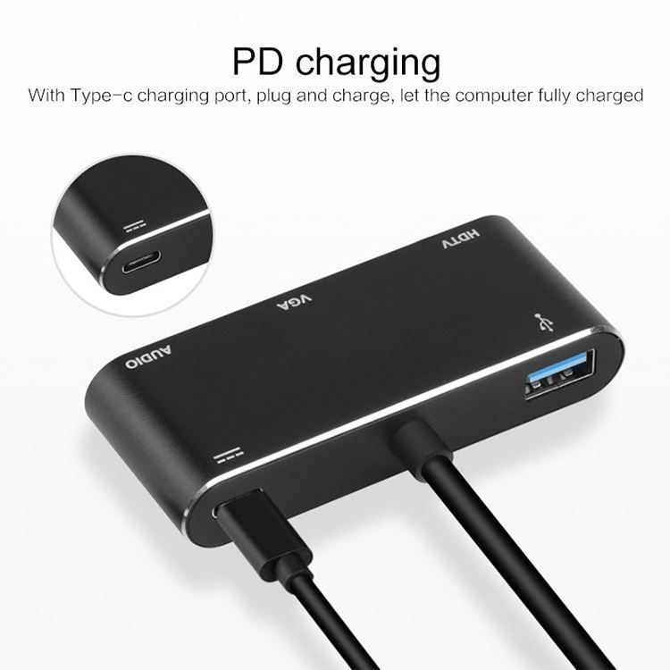 Unità & Adattatore: USB-C / Typ C zu HDMI / VGA / USB 3.0 / – Nuovo e nell'imballaggio originale da Aesch BL venduto da Elektronik_Laden 5