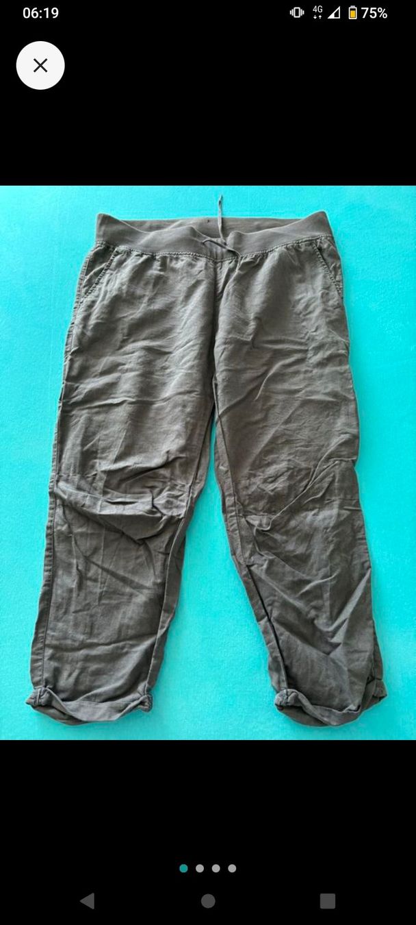 H&M Pantaloni: Leichte Sommerhose H&M Gr. 44, Leinen – Usato da Rehetobel venduto da Modi98