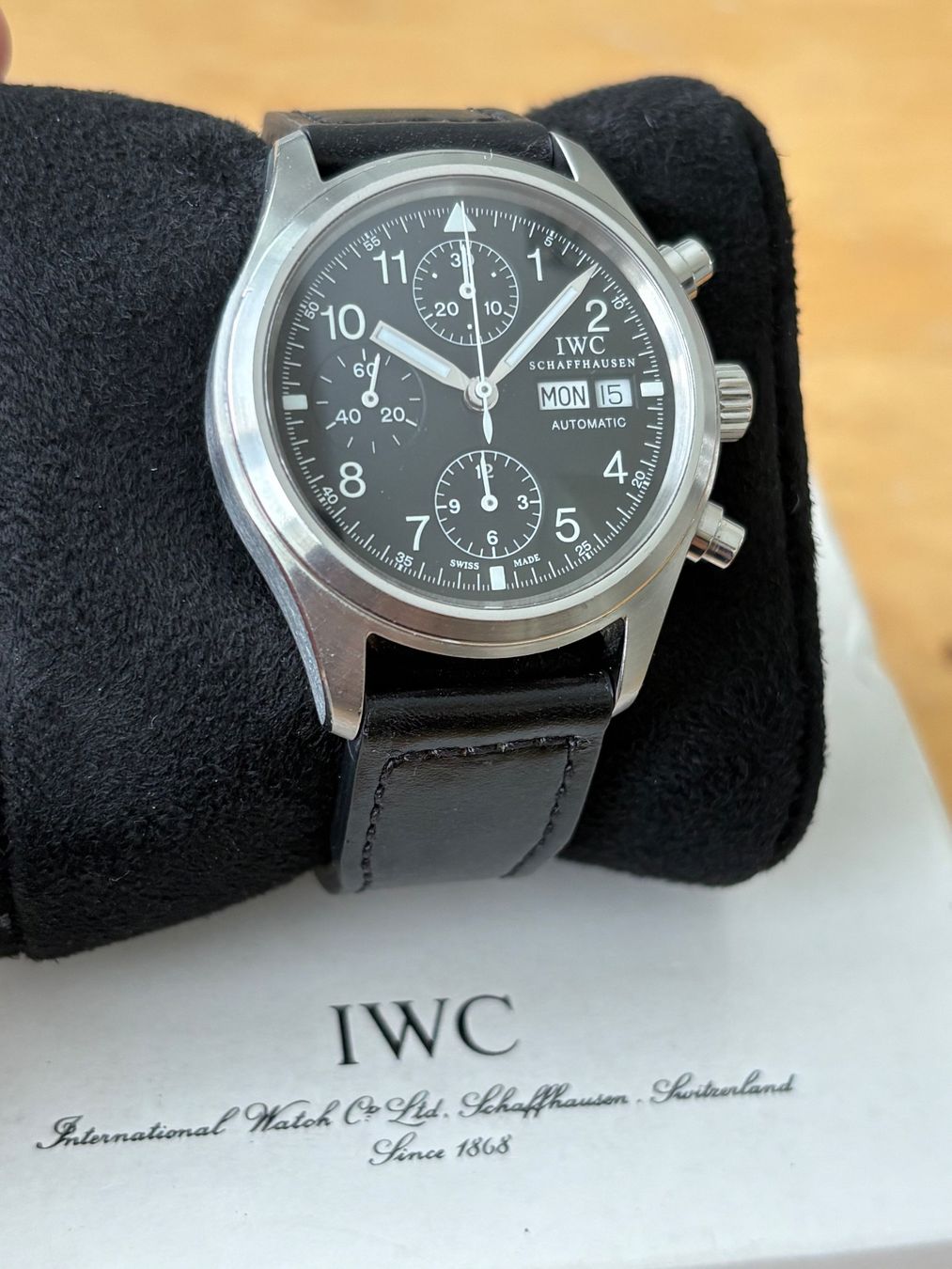 IWC Uhren: IWC Flieger Chronograph IW370603 – Gebraucht aus Birsfelden von Mynos