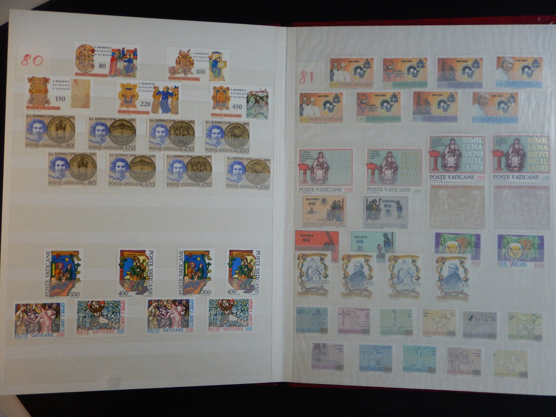 Tutti i francobolli: Vatikan Sammlung 1972-1986 ** – Usato da Zürich venduto da Muehlekauf 5