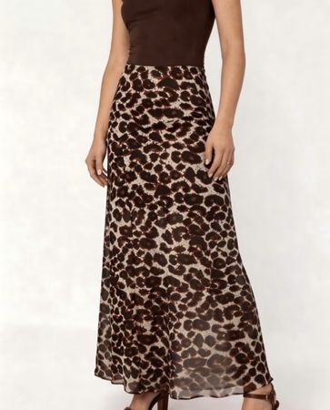 Chic Gonna Lunga Leopardata-tgM/L-nuova-autunno👌👌