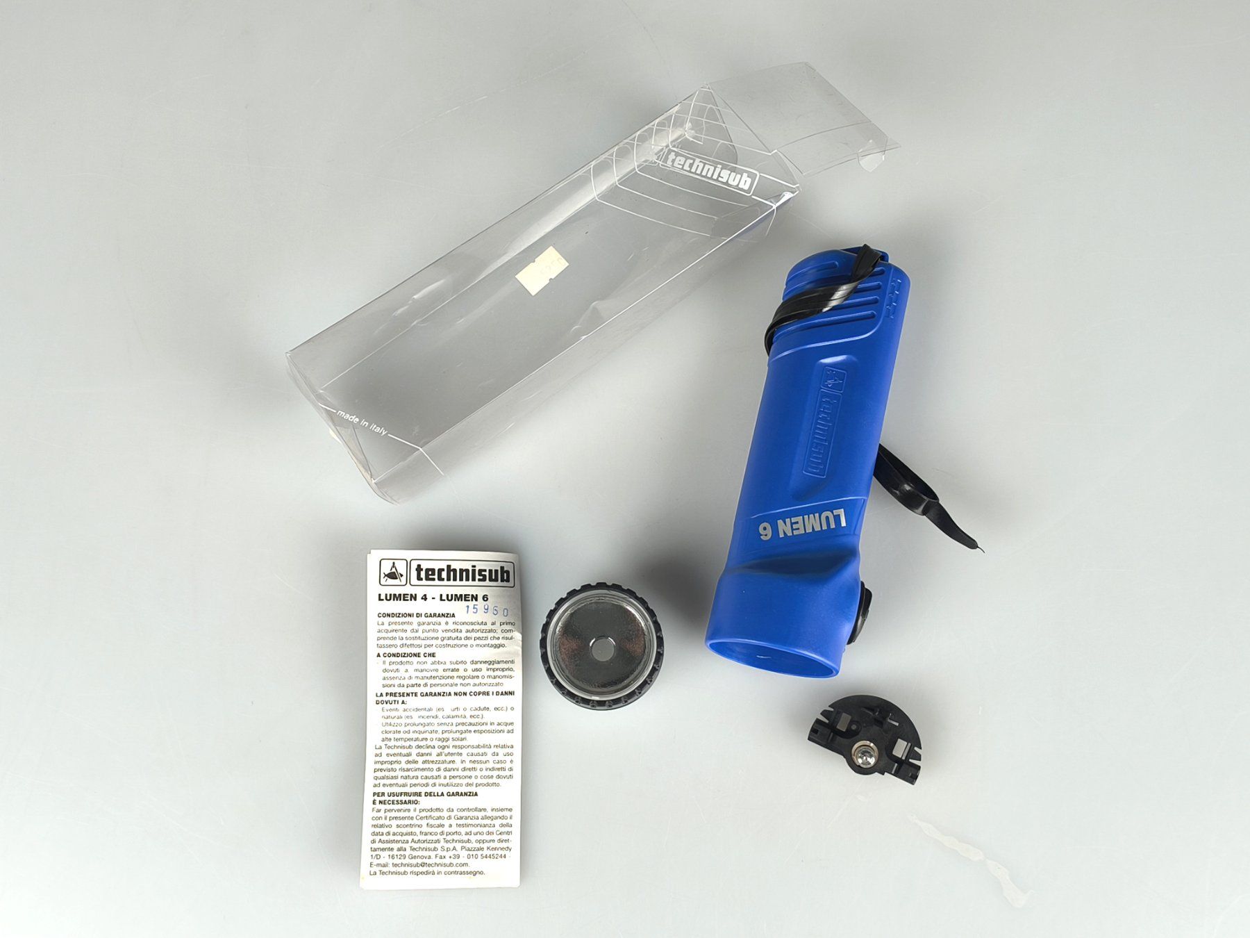 Lampade: TECHNISUB Lumen 6 Tauchlampe - Blau – Usato da Rüti ZH venduto da Restwert_Rueti_ZH 2