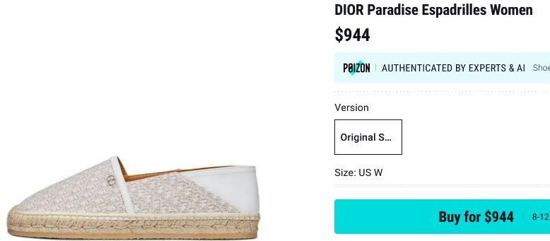 Dior Scarpe da uomo: Espadrilles Christian Dior .42 – Usato da Collonges venduto da Auganien 9