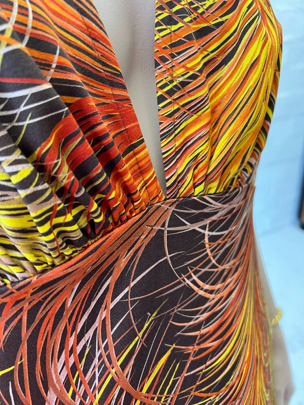 Vestiti: Vintage 70er Jahre Kleid – Usato da Walzenhausen venduto da stilvollwohnen 4