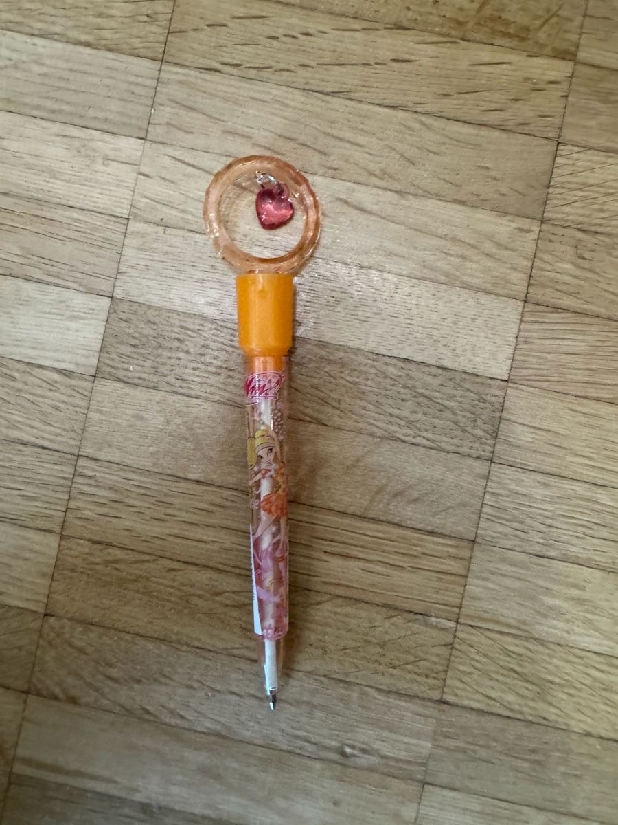 Stifte & Marker: Penna con ciondolo a cuore, colore arancione – Neu (gemäss Beschreibung) aus Viganello von Lolland_7 1