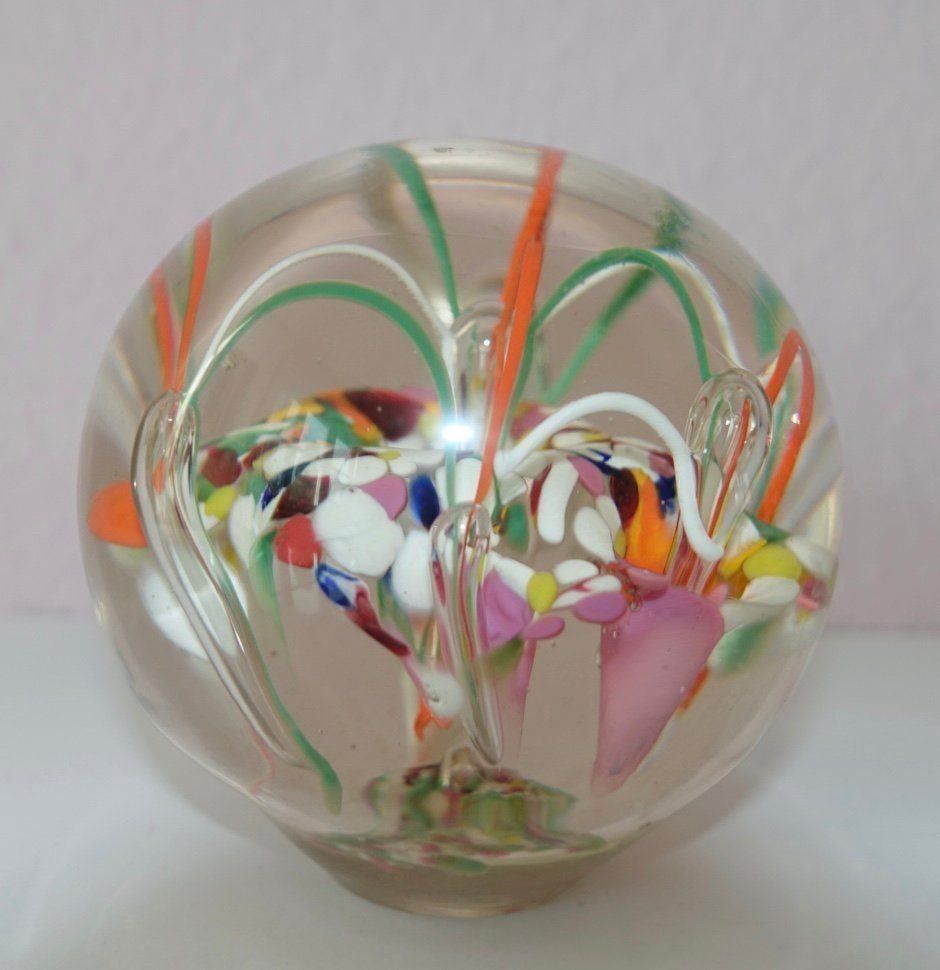 Bicchieri: Selten grosse Glaskugel _ Paperweight - alt – Usato da Adliswil venduto da MeDuMe 1
