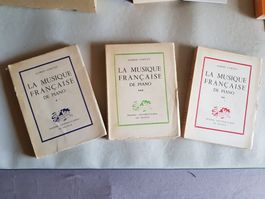 La Musique Francaise de Piano - 3 Bücher 1948
