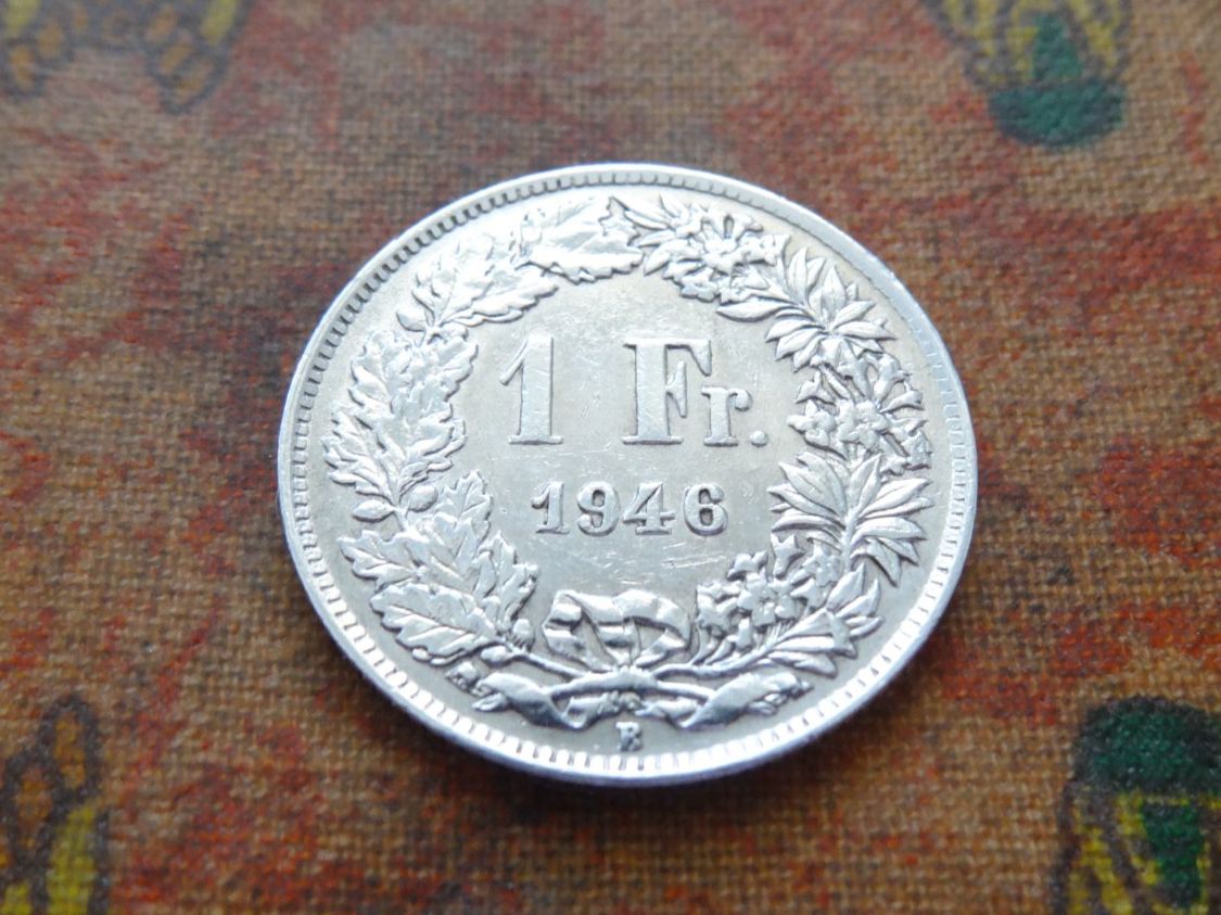 Tutti le monete: 1 Fr. 1946  (Y) – Usato da Romanel-sur-Lausanne venduto da Swift13