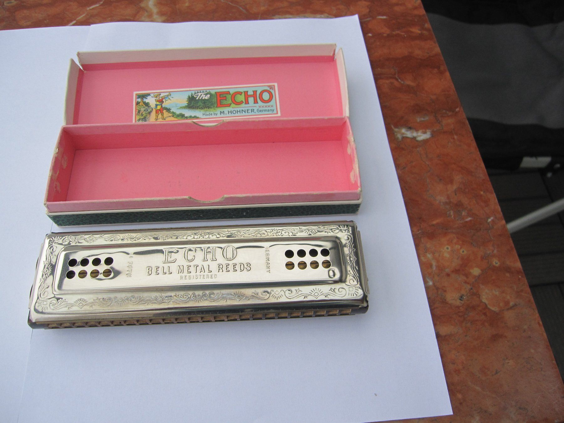 Hohner Strumenti musicali: Vintage HOHNER ECHO HARP 56/96, M2, C/G – Nuovo (secondo la descrizione) da Horgen venduto da sarahbuechler01