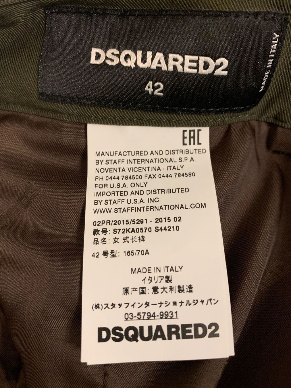 Pantaloni: Dsquared2 Hosen Gr 42 – Usato da Zürich venduto da MSA1980 2
