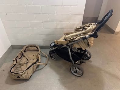 Carrozzine: Gebrauchter Kinderwagen mit Tragetasche – Usato da Buchs ZH venduto da raindrops77 1
