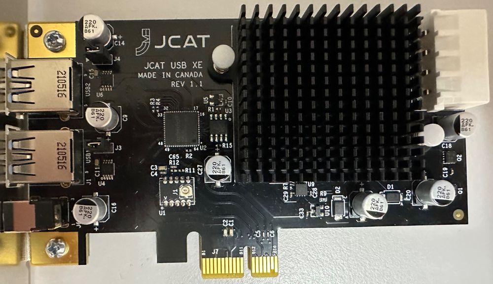 Composants électroniques: JCAT PCI USB Card XE: pour audiophile – D'occasion à fribourg par gatoa