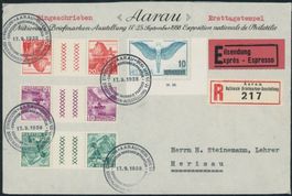 1938 Landschaftsbilder - Zwischenstege -Ersttagsbrief FDC ET