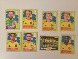 Sticker Panini WM 2026 Schweden 8 Stk