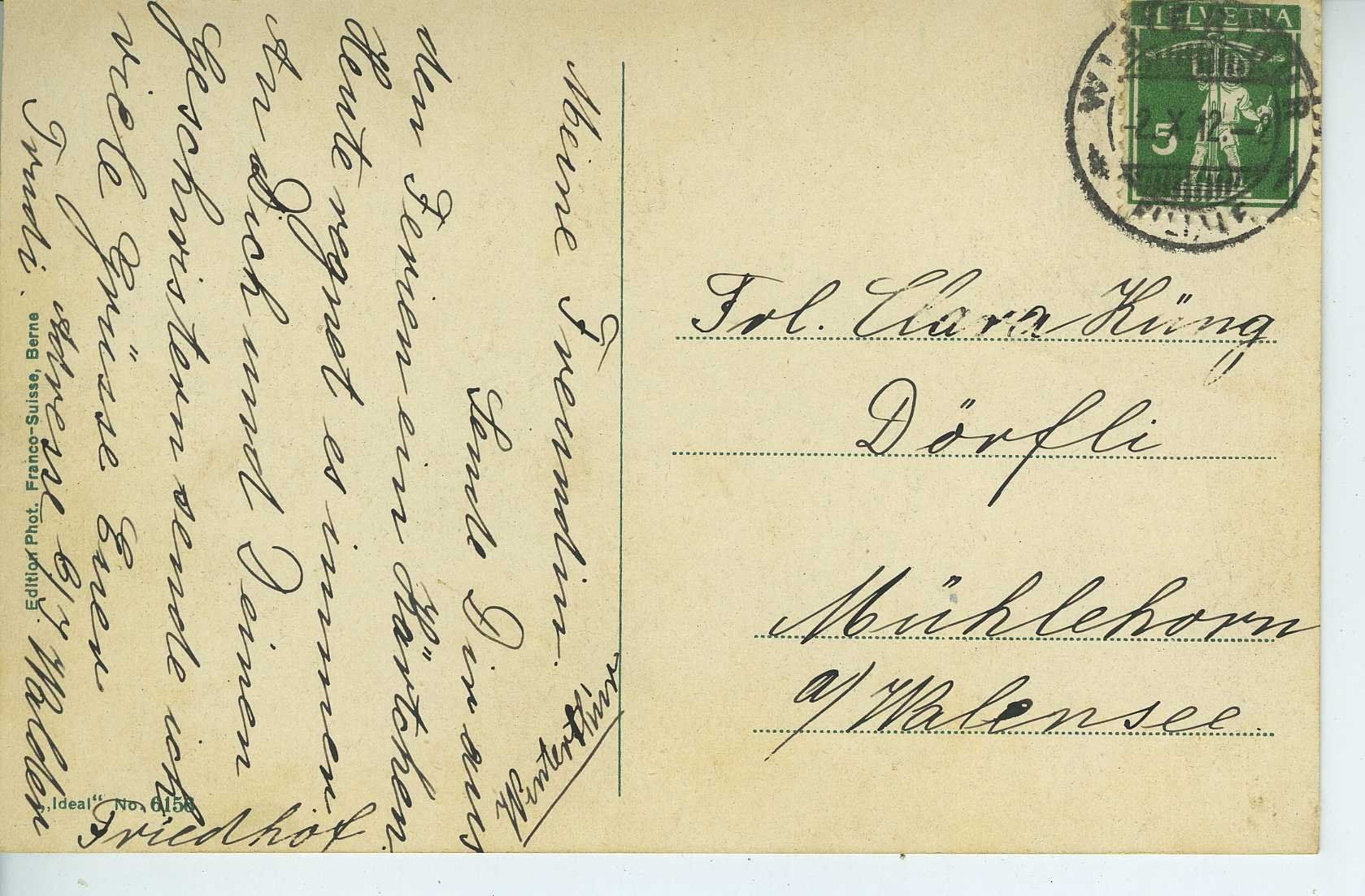 Ansichtskarten: Winterthur – Gebraucht aus Schleitheim von Pmschlaate 1