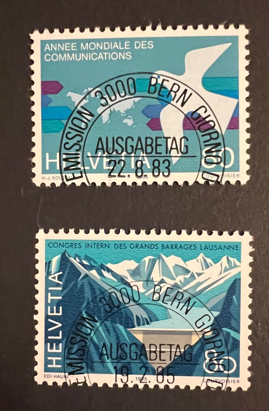 Alle Briefmarken: Sondermarken 1983/1985 gestempelt – Neu (gemäss Beschreibung) aus Hünenberg See von wer_5286