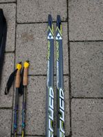 Fischer RCS 207cm XXL 2XL 3XL NNN Langlaufski Stöcke Carbon