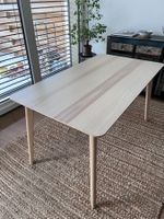 LISABO Table IKEA, plaqué frêne, 140x78 cm