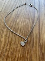 Thomas Sabo Fusskette aus 925er Silber mit Herzanhänger