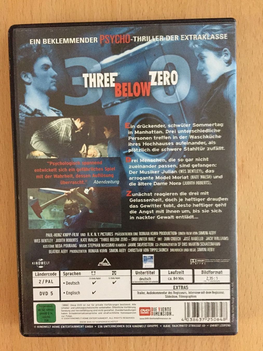 Tutti i DVDs: Three Below Zero – Usato da Rüti ZH venduto da alumedien 1