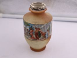 Vase 925 Silber Rahmen Antik ca 11-12cm Sehr schön