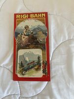 Rigi Bahn Panorama alte Broschüre Vitznau-Rigi-Kulm