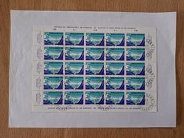 Bogen "San Bernardino Strassentunnel Eröffnung" 1967 Stempel