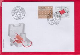 2021, FDC, SATZ, 50 JAHRE ÄRZTE OHNE GRENZEN, PFLASTER, VERB