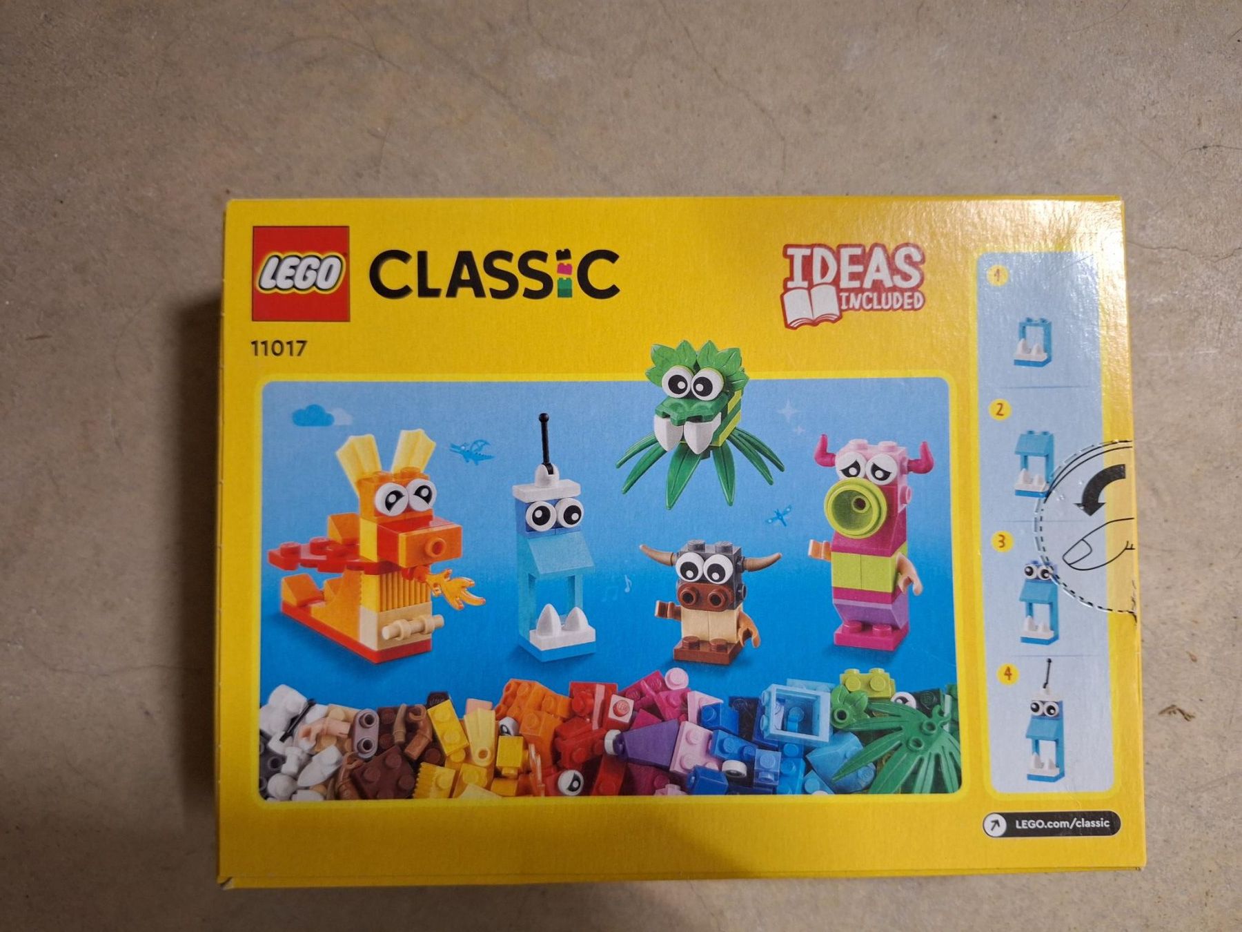 Lego Spielzeuge: Lego Classic 11017 Creative Monsters – Neu und originalverpackt aus Düdingen von Miwoo 1