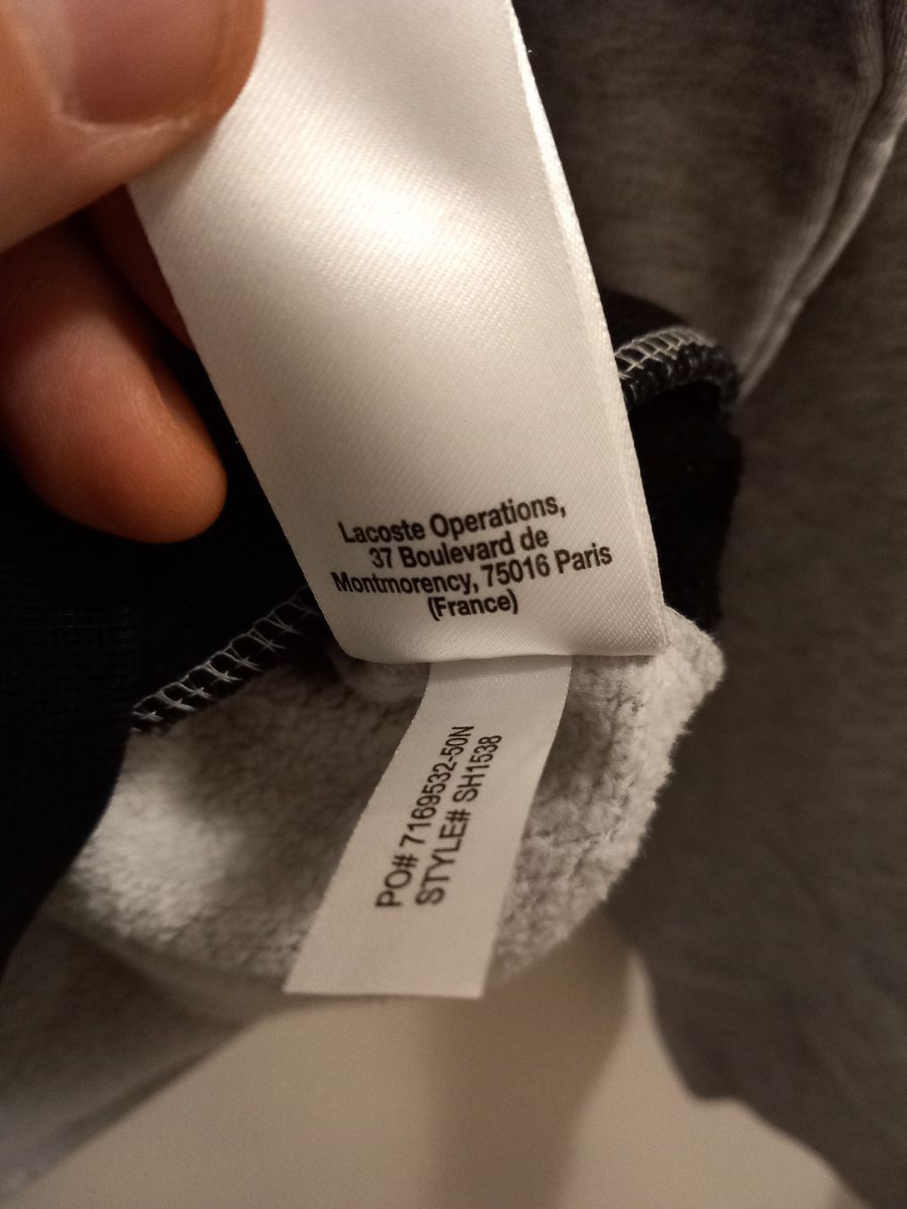 Lacoste Maglioni & Felpe: 🐊 LACOSTE Herren Pullover Sweatshirt Grau Schwarz wNEU L 🐊 – Nuovo (secondo la descrizione) da Effretikon venduto da SEMOUNA 6